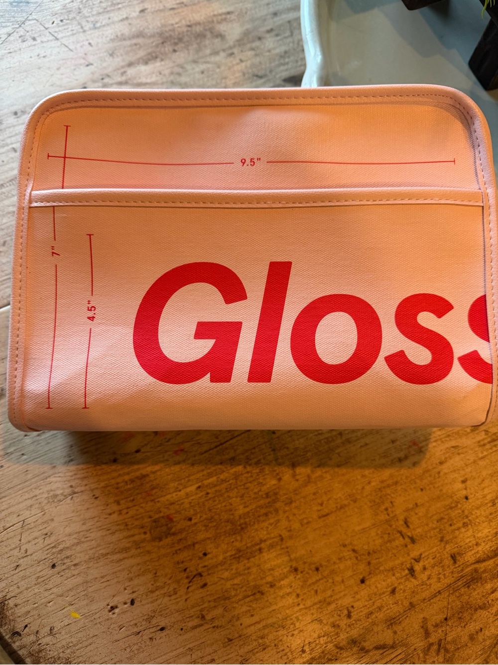 Glossier Pink Beauty Bag insert not included